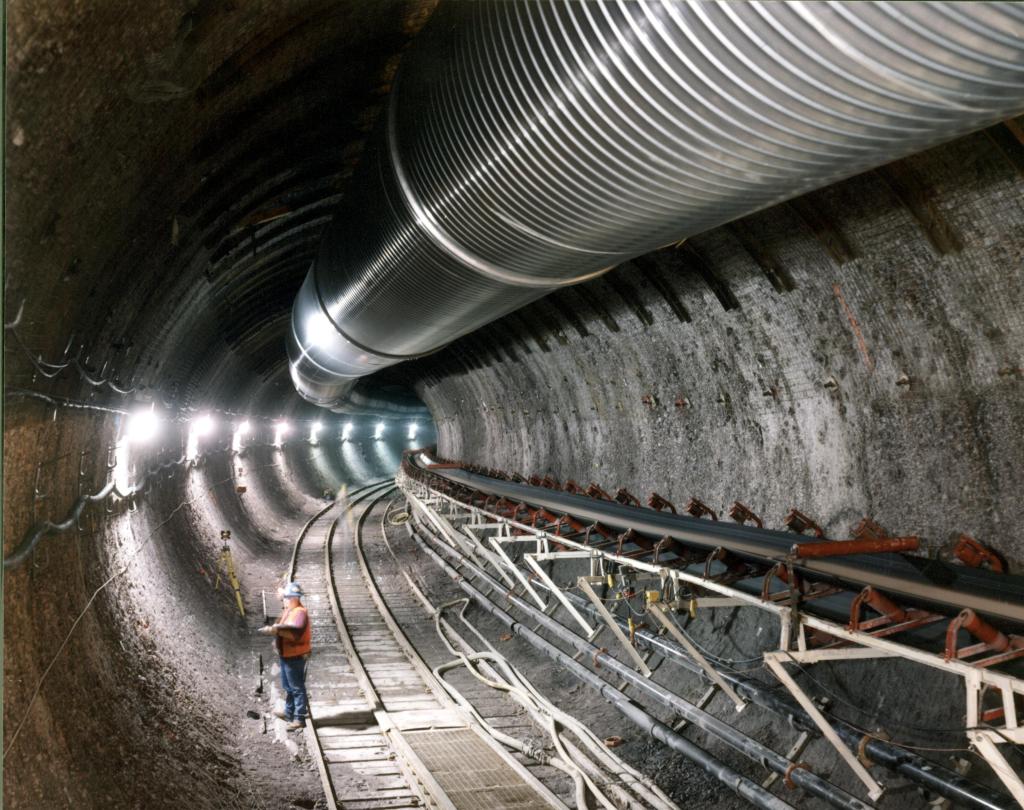 Inside Yucca Mountain. Image: U.S. Department of Energy.