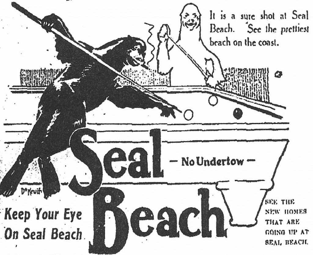 A 1914 advertisement for Seal Beach, via Historical Seal Beach.