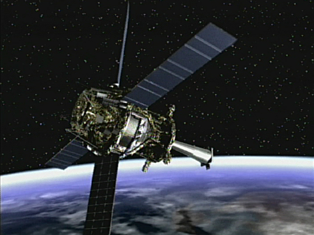 Artists representation of Gravity Probe B. Image: NASA