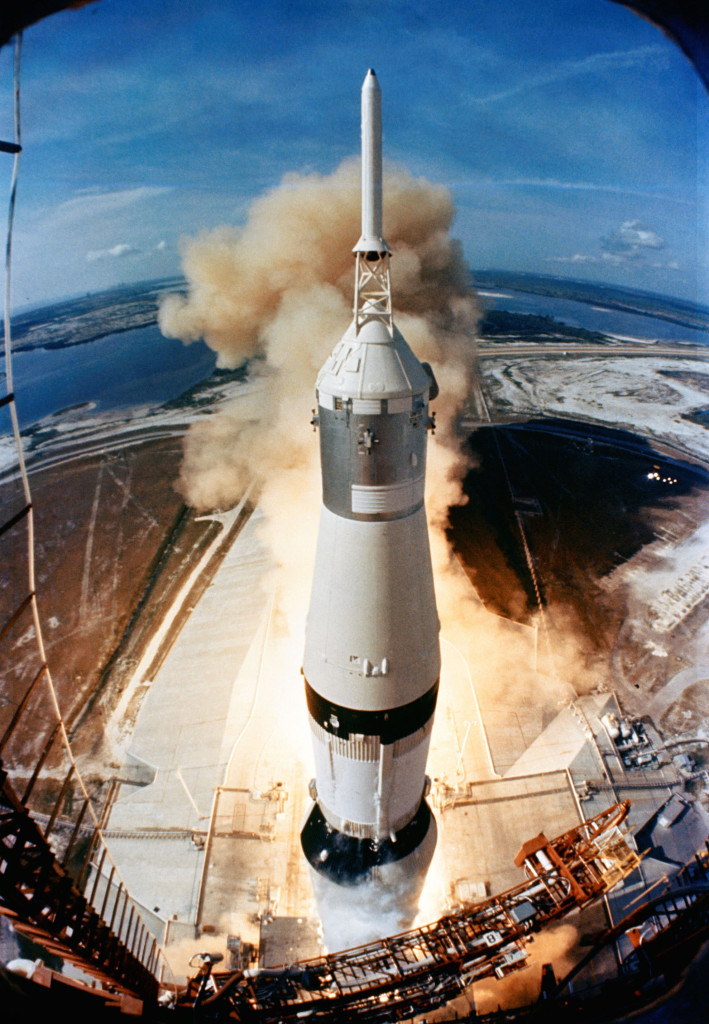 Apollo takeoff. NASA Images.