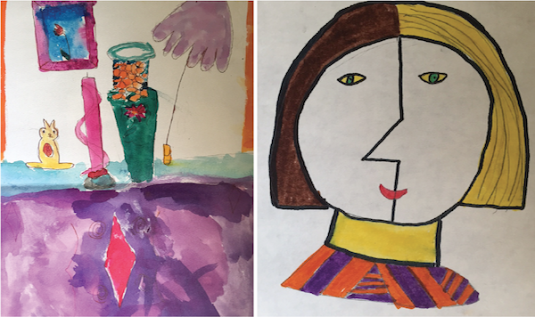 Highlights from the author’s childhood art career